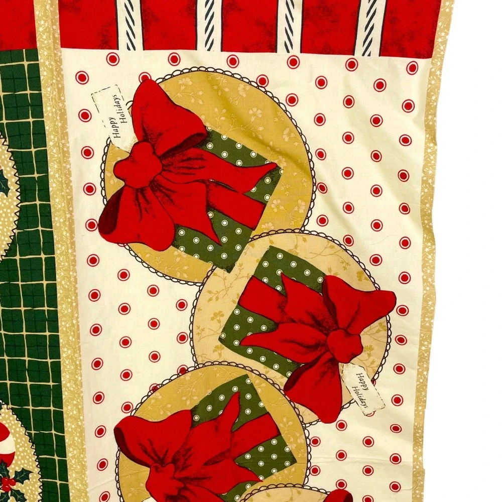 Thimbleberries RJR Fabrics Christmas Punch Cotton Quilt‎ Panel 2008 28x44